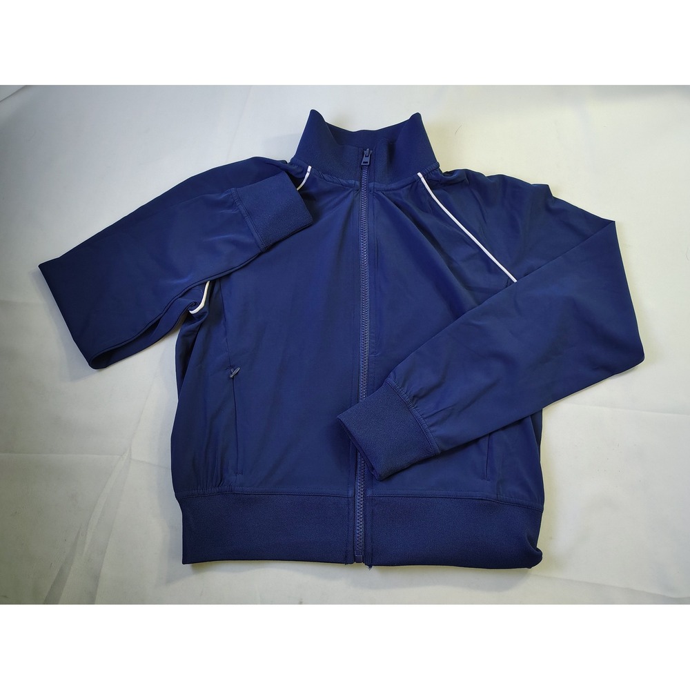 Yogalicious Lux Lightstreme Mystic Bomber Jacket Navy Blue Womens‎ Full Zip S